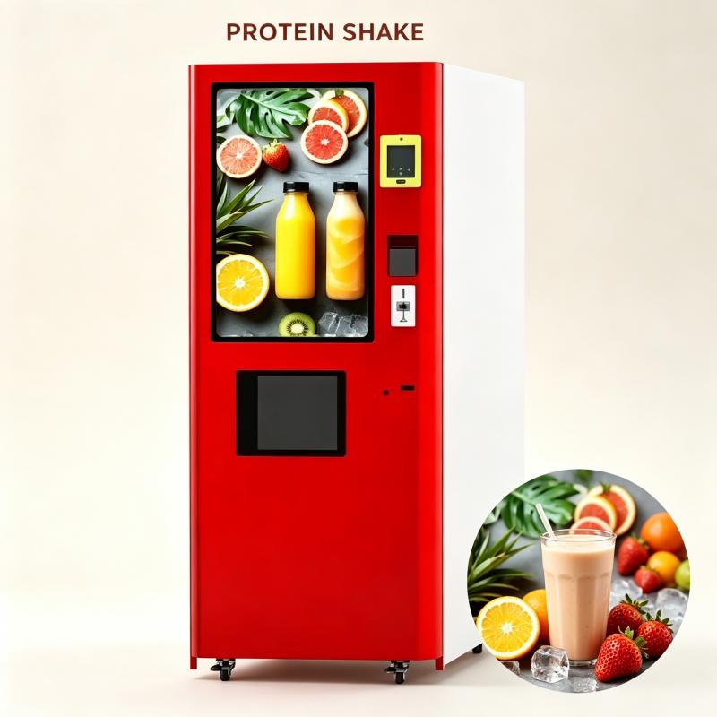 Fitness Nutrition Protein - آلة بيع أوتوماتيكية للمشروبات البروتينية التجارية،