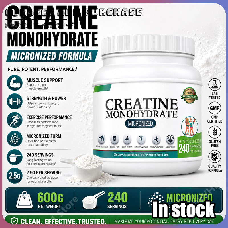 Creatine Monohydrate Powder - مسحوق الكرياتين مونوهيدرات يدعم قوة العضلات