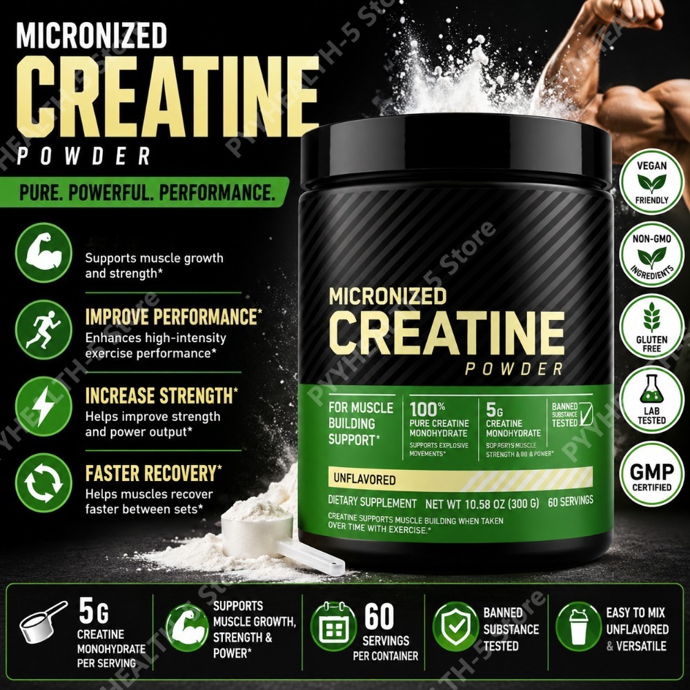 Creatine Monohydrate Powder - مسحوق الكرياتين مونوهيدرات بدون نكهة 300