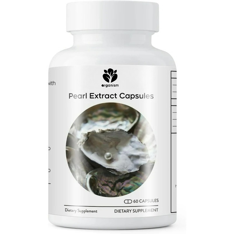 Collagen Peptide Powder - كبسولات مسحوق اللؤلؤ العضوي | الكالسيوم