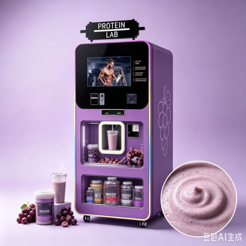 Fitness Nutrition Protein - ماكينة بيع مشروبات البروتين المخصصة مع