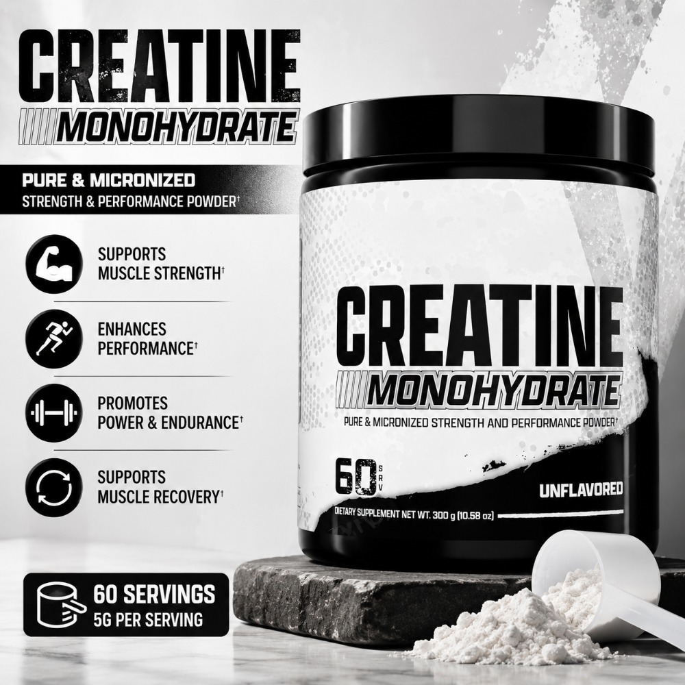 مسحوق الكرياتين مونوهيدرات الم - مراجعة Creatine Monohydrate Powder وسعره