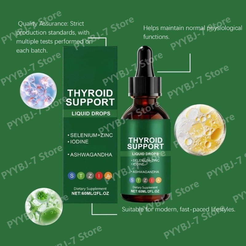 قطرات سائلة لدعم الغدة الدرقية - مراجعة Iodine Drops Supplement وسعره