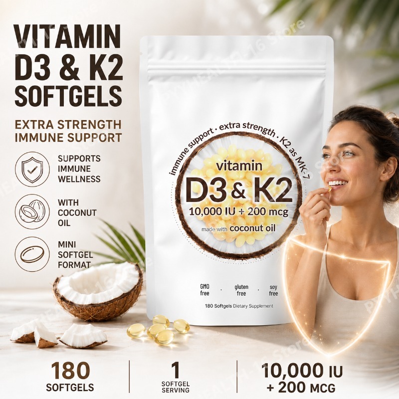 كبسولات فيتامين د3 ك2 مع إم كي - مراجعة Vitamin D3 K2 Drop وسعره