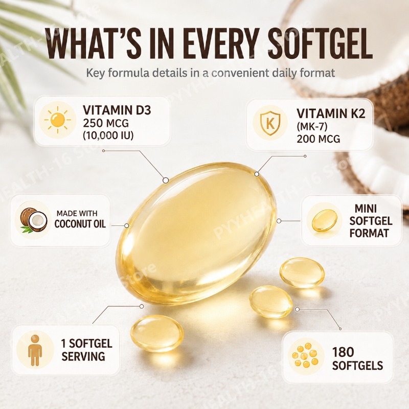 كبسولات فيتامين د3 ك2 مع إم كي - مراجعة Vitamin D3 K2 Drop وسعره