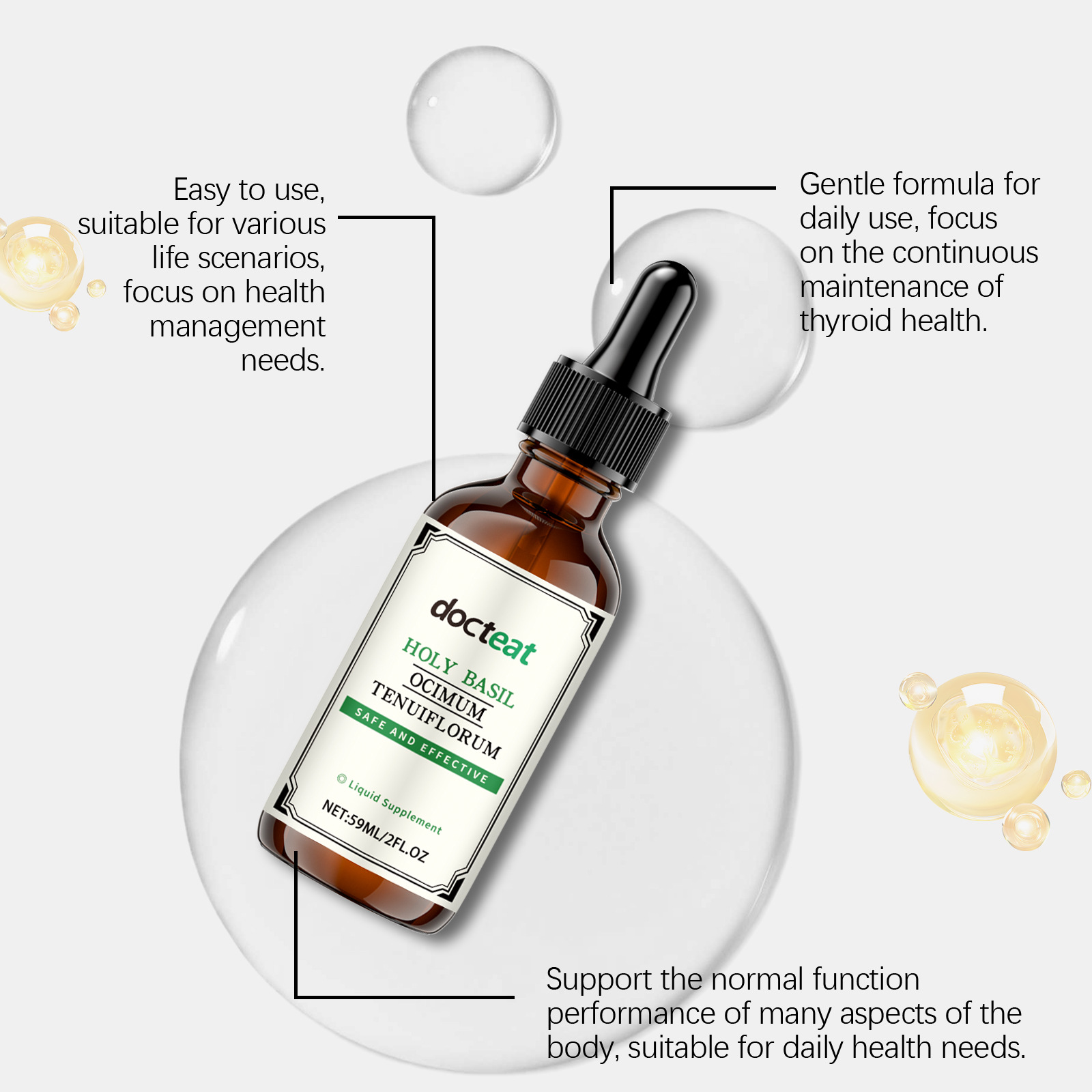 قطرات سائلة لصحة الغدة الدرقية - مراجعة Iodine Drops Supplement وسعره