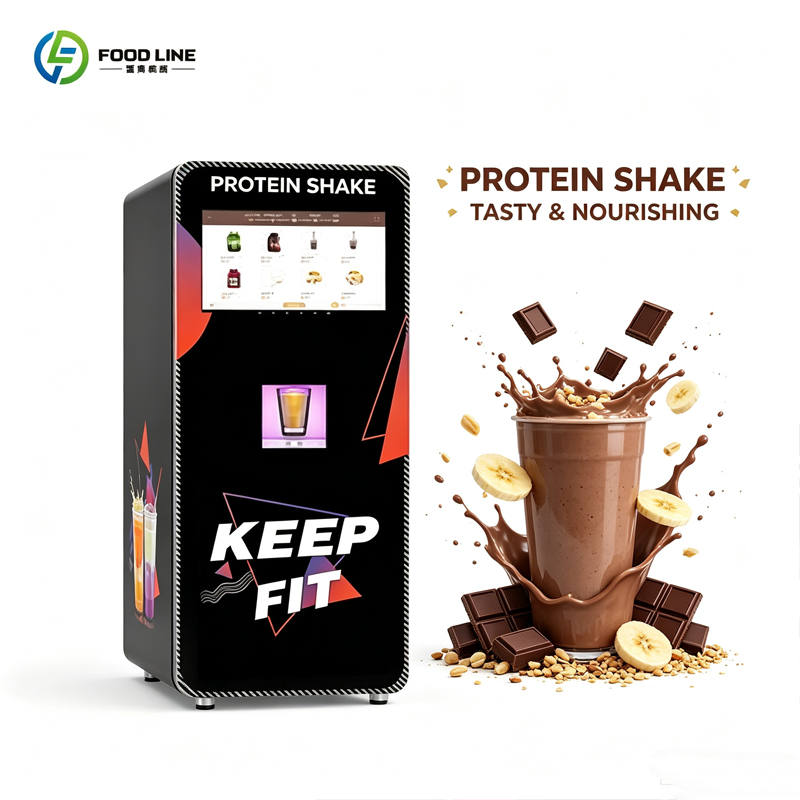 ماكينة بيع مشروبات بروتينية لل - مراجعة Fitness Nutrition Protein وسعره