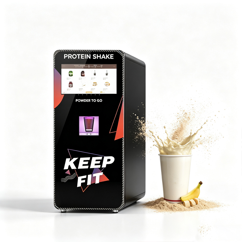 ماكينة بيع مشروبات بروتينية لل - مراجعة Fitness Nutrition Protein وسعره