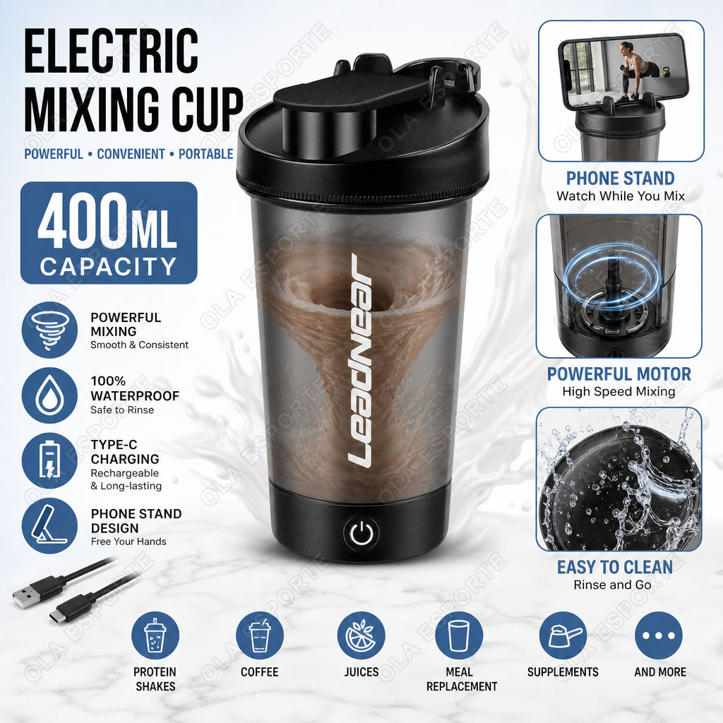 كوب خلط كهربائي مع حامل للهاتف - مراجعة Whey Protein Isolate وسعره