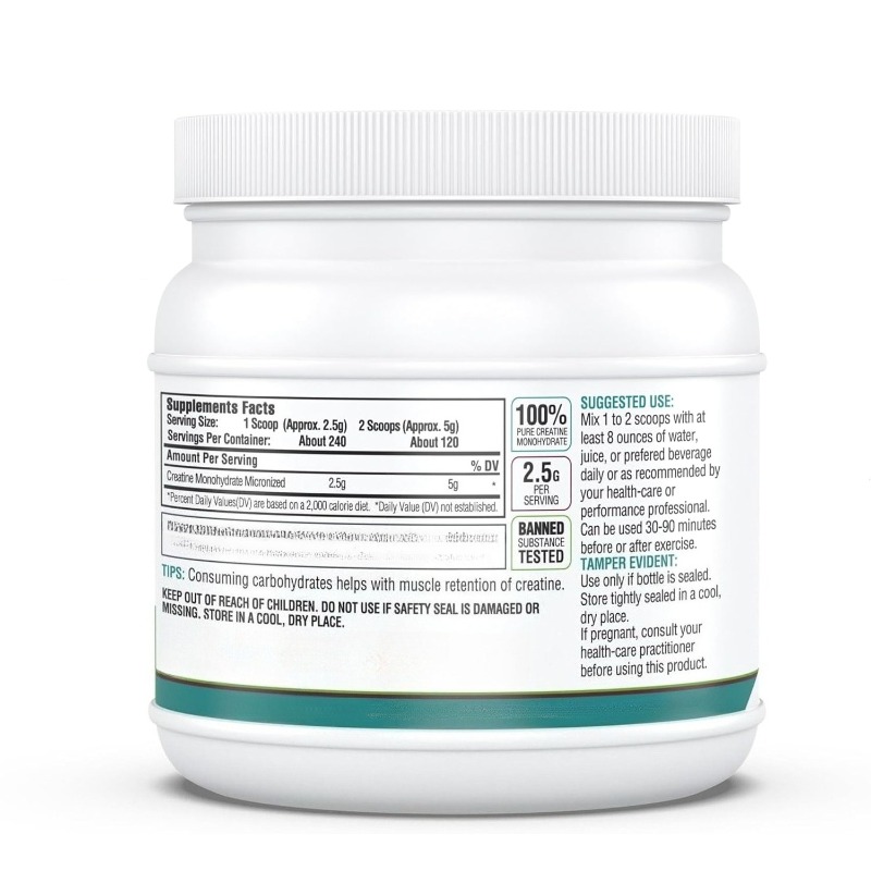مسحوق الكرياتين مونوهيدرات يدع - مراجعة Creatine Monohydrate Powder وسعره