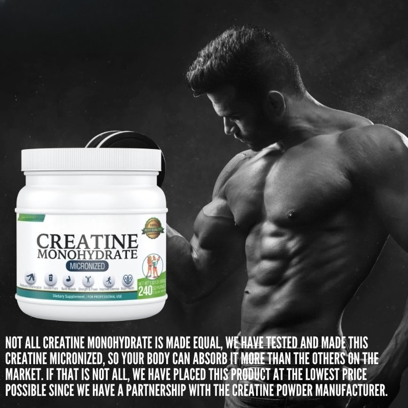 مسحوق الكرياتين مونوهيدرات يدع - مراجعة Creatine Monohydrate Powder وسعره