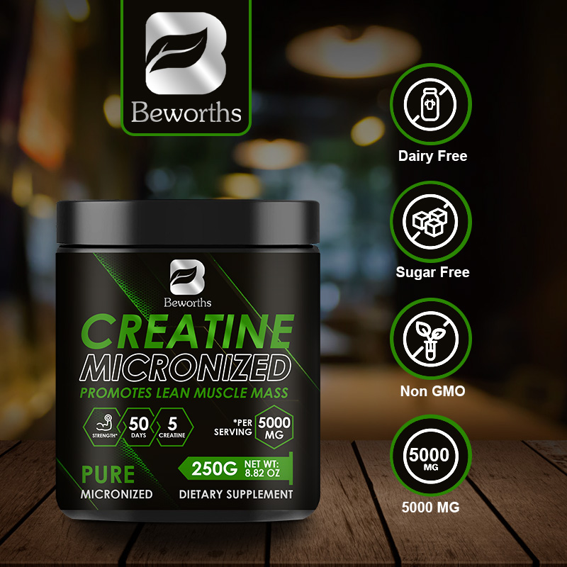 Beworths-مسحوق بناء العضلات لم - مراجعة Creatine Monohydrate Powder وسعره
