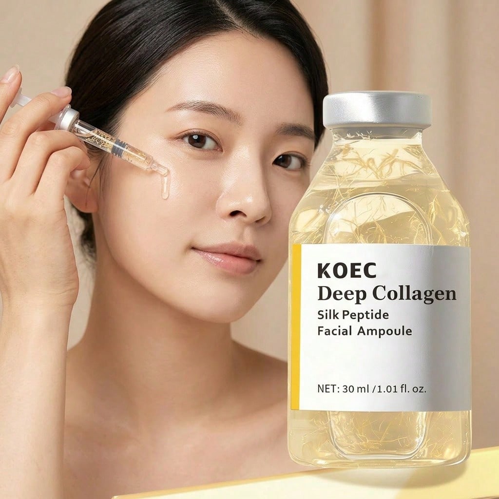 أمبولة وجه بببتيد الحرير والكو - مراجعة Collagen Peptide Powder وسعره
