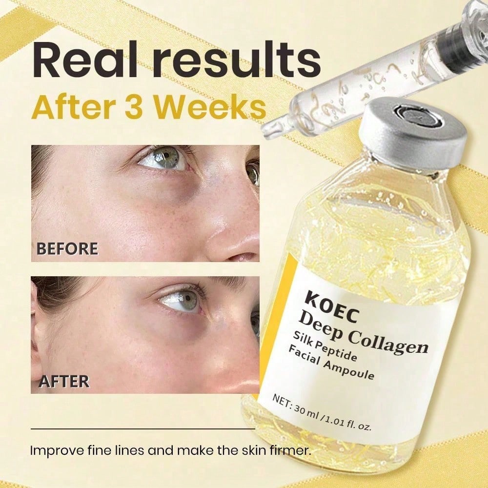 أمبولة وجه بببتيد الحرير والكو - مراجعة Collagen Peptide Powder وسعره
